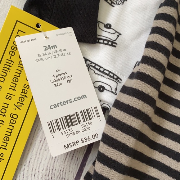 Carter’s NWT 24 Months Pajama Sets - 8 Pieces - Picture 5 of 9